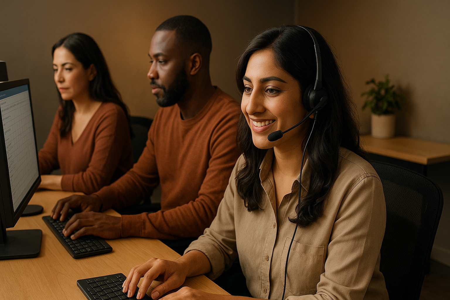 Front office: answering the call and booking the job